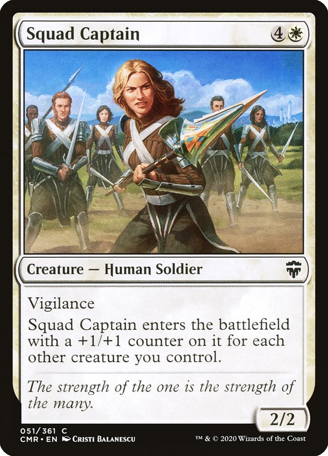 Squad Captain (CMR-051) - Commander Legends [Common]