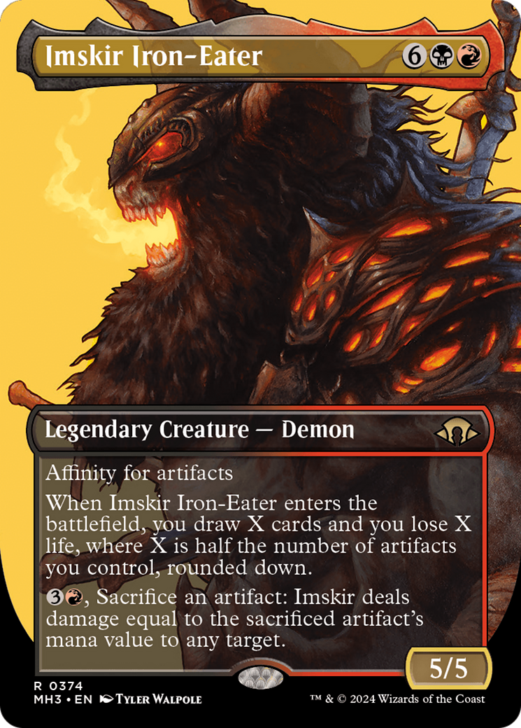 Imskir Iron-Eater (MH3-374) - Modern Horizons 3 (Borderless) Foil [Rare]