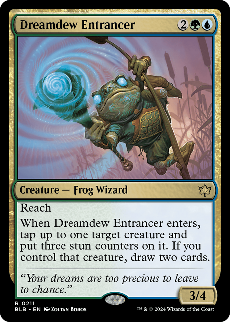 Dreamdew Entrancer (BLB-211) - Bloomburrow Foil [Rare]