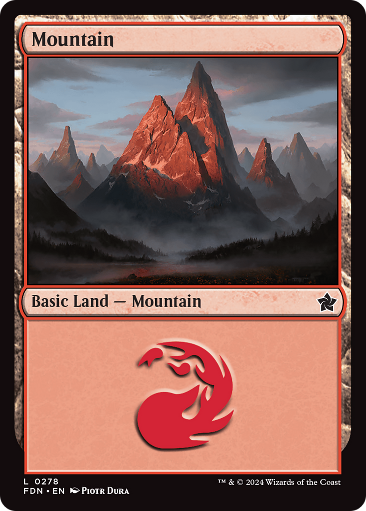 Mountain (FDN-278) - Foundations Foil [Common]