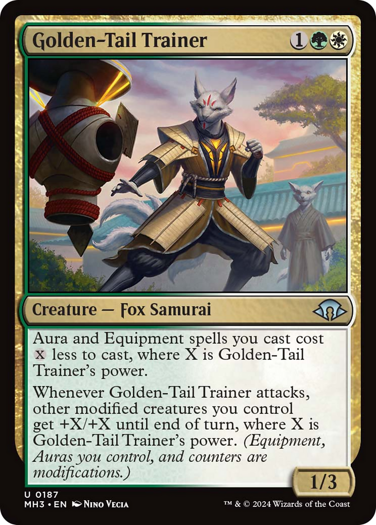 Golden-Tail Trainer (MH3-187) - Modern Horizons 3 [Uncommon]