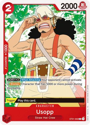 Usopp (ST01-002) - Starter Deck 1: Straw Hat Crew  [Common]