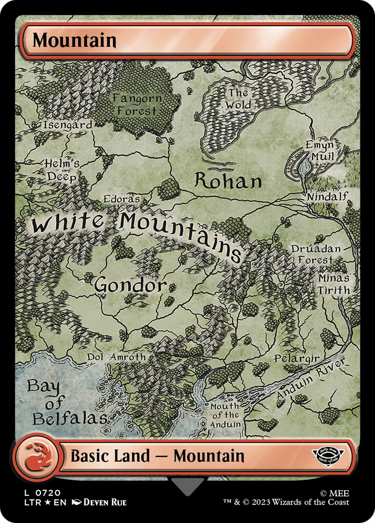 Mountain (LTR-720) - The Lord of the Rings: Tales of Middle-earth Surge Scroll Foil [Common]