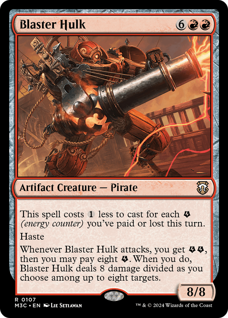 Blaster Hulk (M3C-107) - Modern Horizons 3 Commander [Rare]