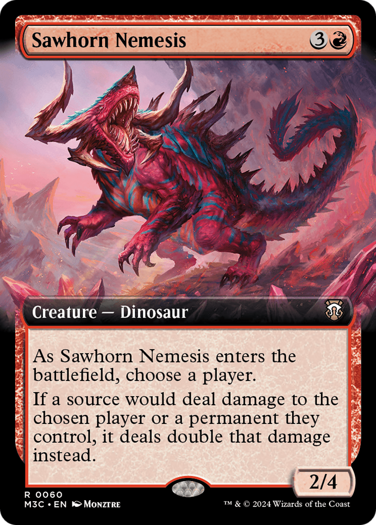 Sawhorn Nemesis (M3C-060) - Modern Horizons 3 Commander [Rare]