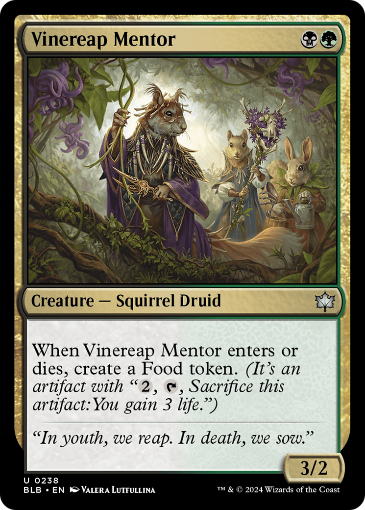 Vinereap Mentor (BLB-238) - Bloomburrow [Uncommon]