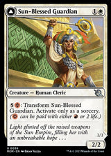 Sun-Blessed Guardian // Furnace-Blessed Conqueror (MOM-038) - March of the Machine [Uncommon]