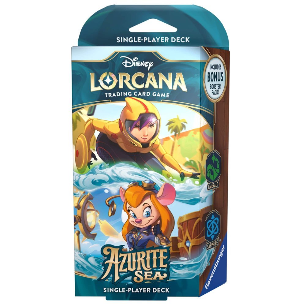 Disney Lorcana: Azurite Sea - Starter Decks (Emerald & Sapphire)