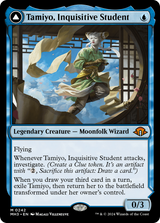 Tamiyo, Inquisitive Student // Tamiyo, Seasoned Scholar (MH3-242) - Modern Horizons 3 [Mythic]