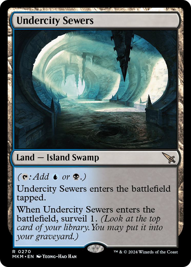 Undercity Sewers (MKM-270) - Murders at Karlov Manor Foil [Rare]