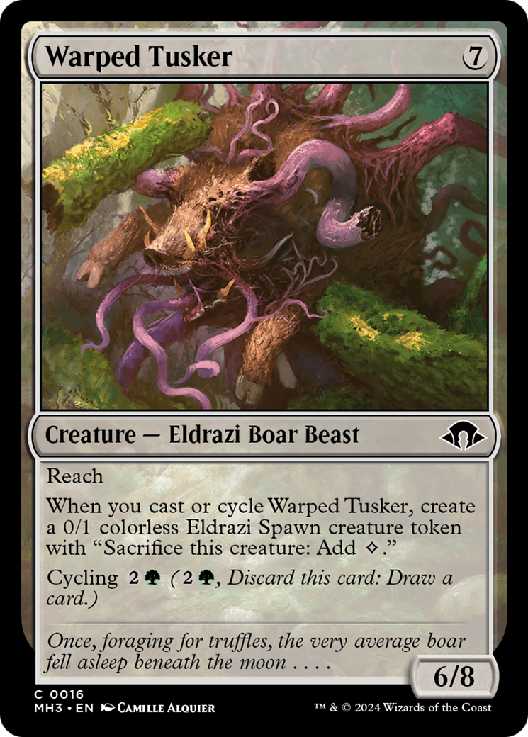 Warped Tusker (MH3-016) - Modern Horizons 3 Foil [Common]