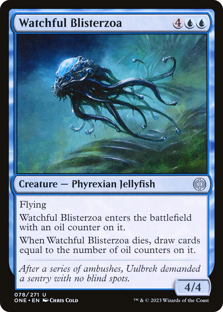 Watchful Blisterzoa (ONE-078) - Phyrexia: All Will Be One [Uncommon]