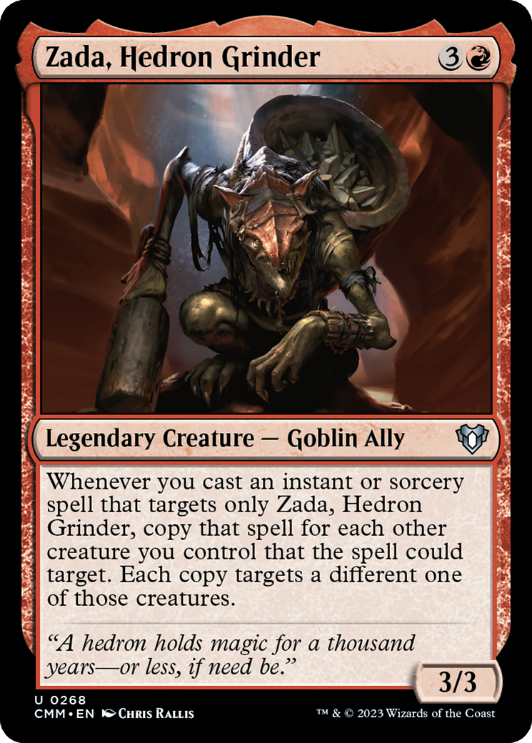 Zada, Hedron Grinder (CMM-268) - Commander Masters [Uncommon]