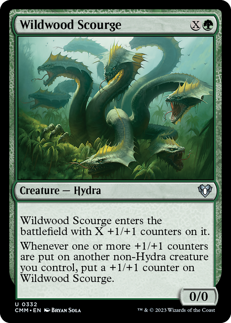 Wildwood Scourge (CMM-332) - Commander Masters [Uncommon]