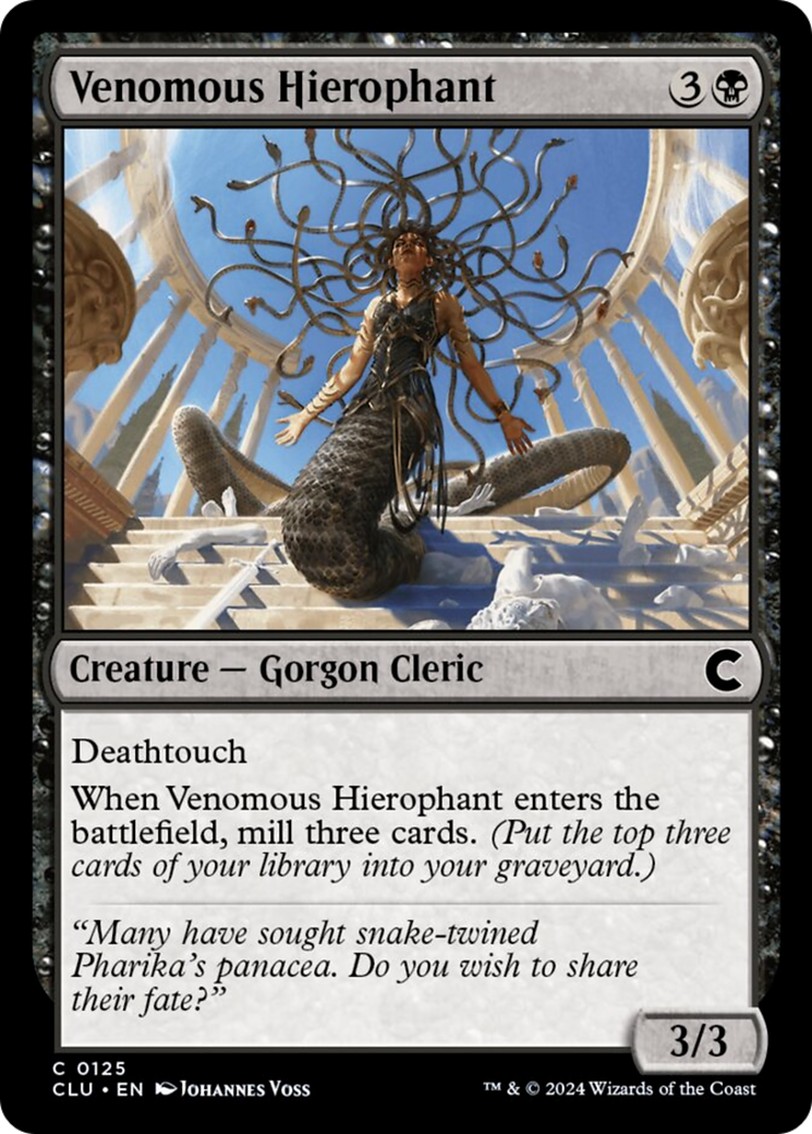 Venomous Hierophant (CLU-125) - Ravnica: Clue Edition [Common]