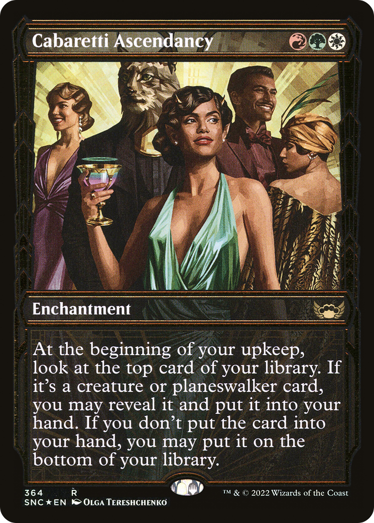 Cabaretti Ascendancy (SNC-364) - Streets of New Capenna: (Showcase) Foil [Rare]