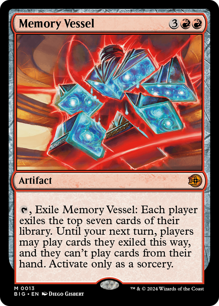 Memory Vessel (BIG-013) - The Big Score Foil [Mythic]