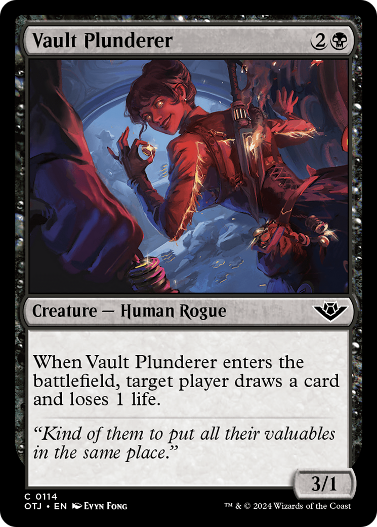 Vault Plunderer (OTJ-114) - Outlaws of Thunder Junction Foil [Common]