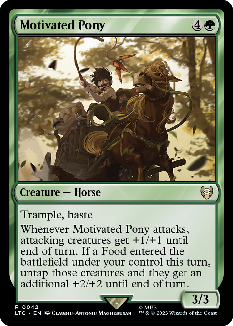 Motivated Pony (LTC-042) - Tales of Middle-earth Commander [Rare]