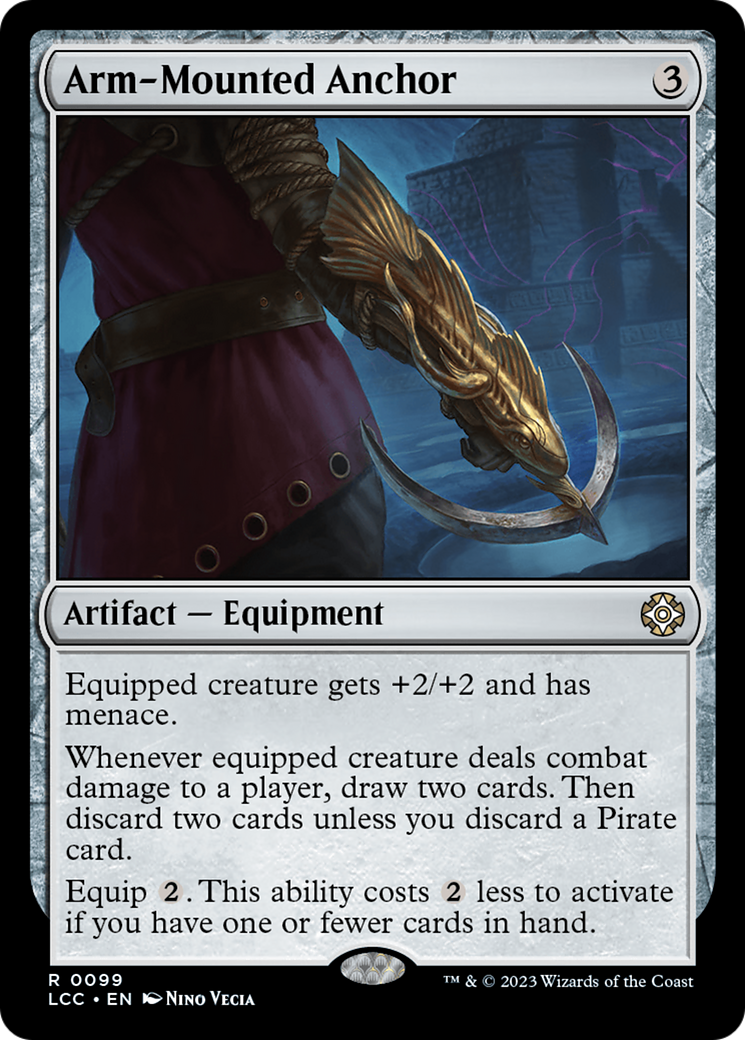 Arm-Mounted Anchor (LCC-099) - The Lost Caverns of Ixalan Commander [Rare]