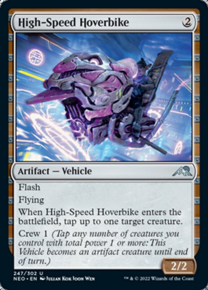 High-Speed Hoverbike (NEO-247) - Kamigawa: Neon Dynasty [Uncommon]