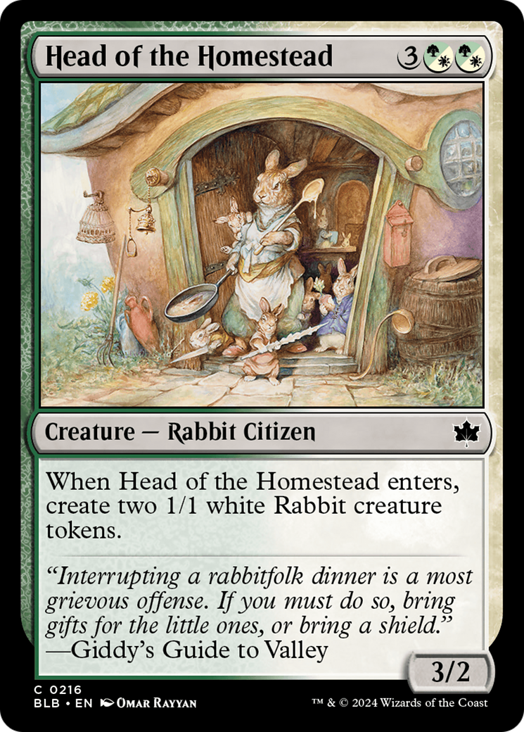 Head of the Homestead (BLB-216) - Bloomburrow Foil [Common]