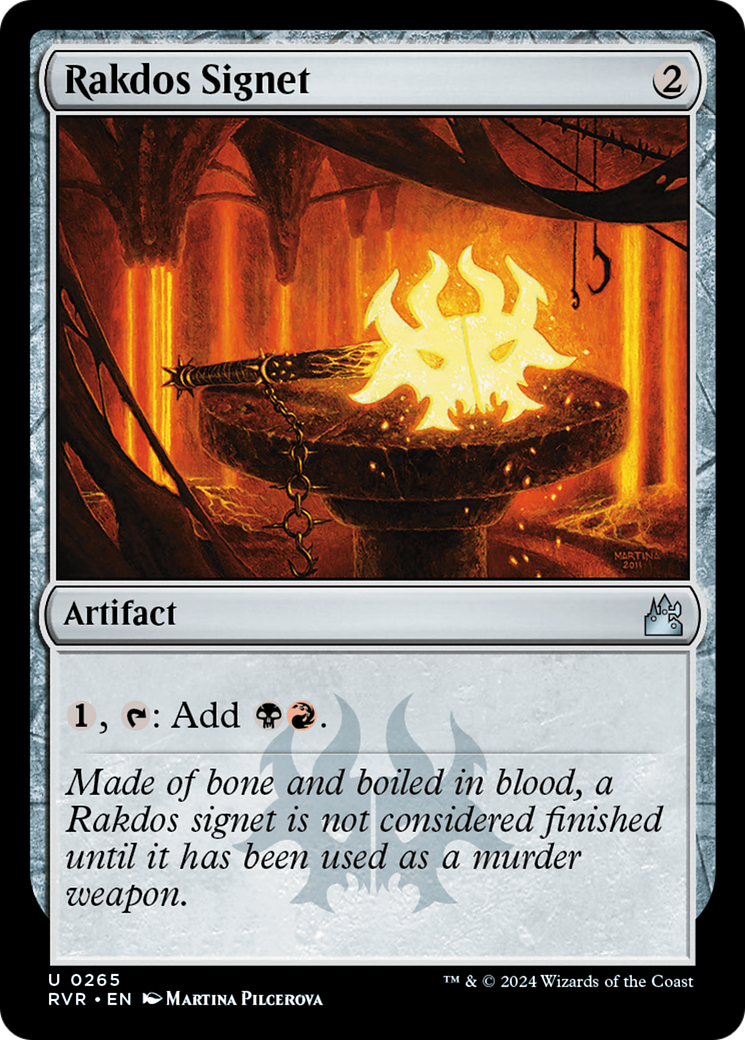 Rakdos Signet (RVR-265) - Ravnica Remastered [Uncommon]