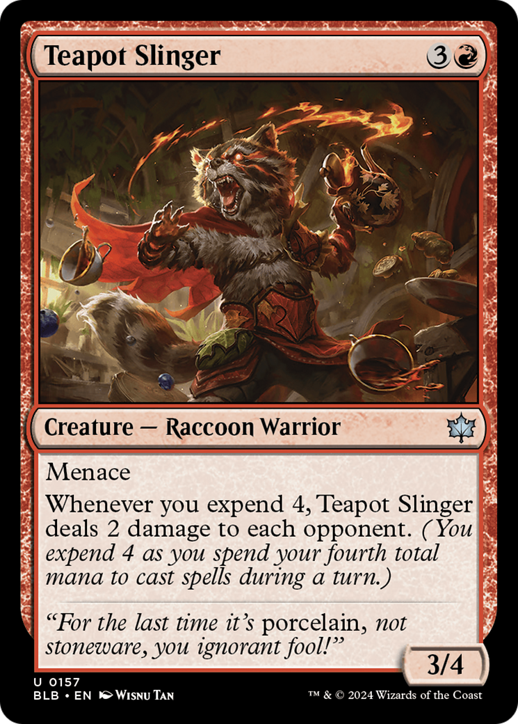 Teapot Slinger (BLB-157) - Bloomburrow Foil [Uncommon]