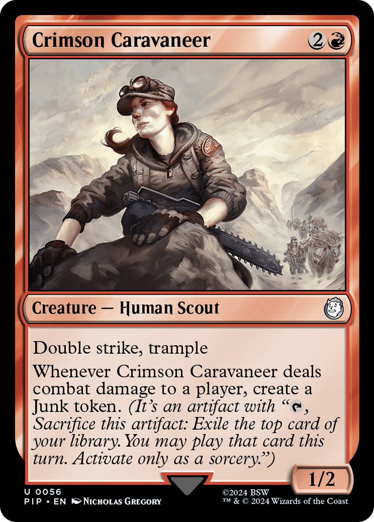 Crimson Caravaneer (PIP-056) - Fallout [Uncommon]