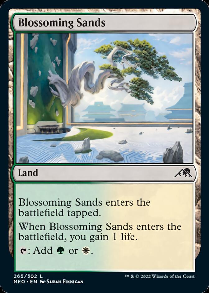 Blossoming Sands (NEO-265) - Kamigawa: Neon Dynasty [Common]