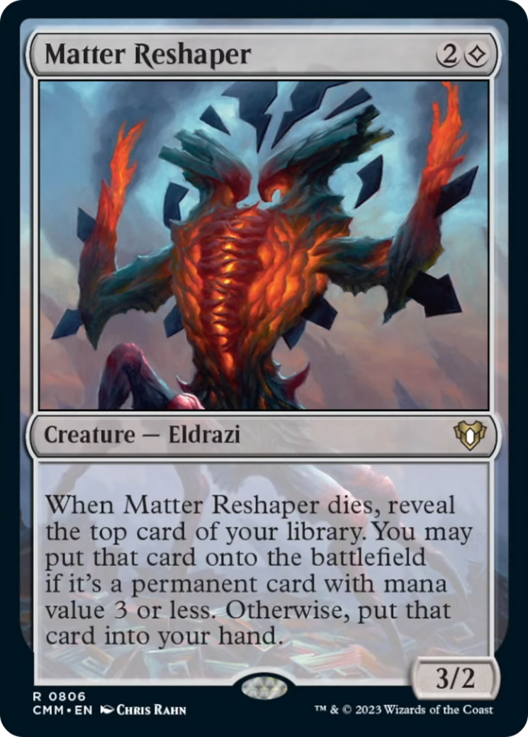 Matter Reshaper (CMM-806) - Commander Masters [Rare]