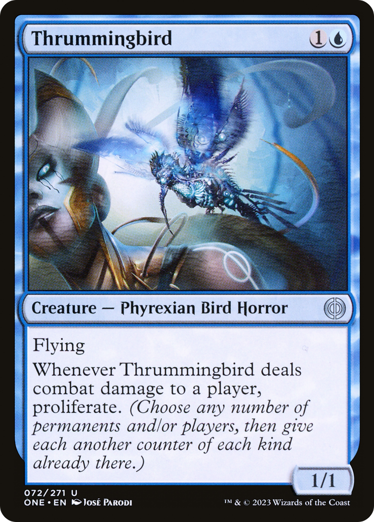 Thrummingbird (ONE-072) - Phyrexia: All Will Be One [Uncommon]