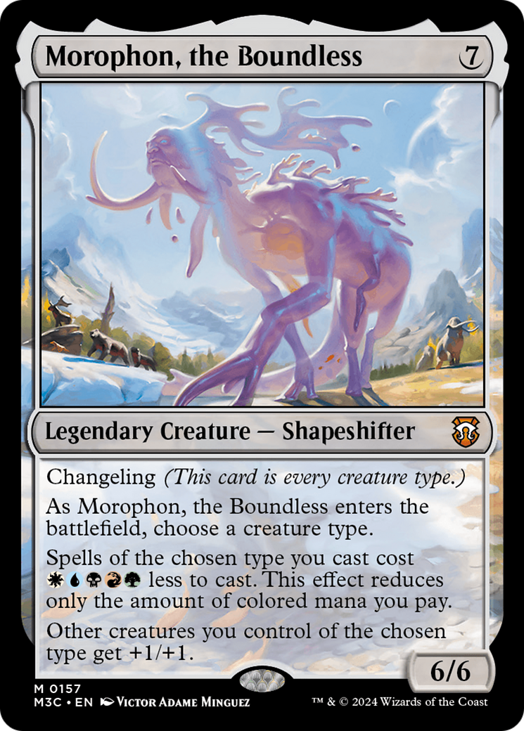 Morophon, the Boundless (M3C-157) - Modern Horizons 3 Commander [Mythic]