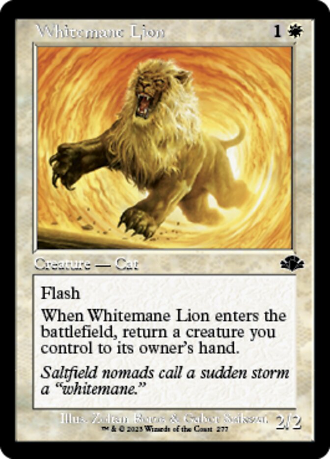 Whitemane Lion (DMR-277) - Dominaria Remastered [Common]