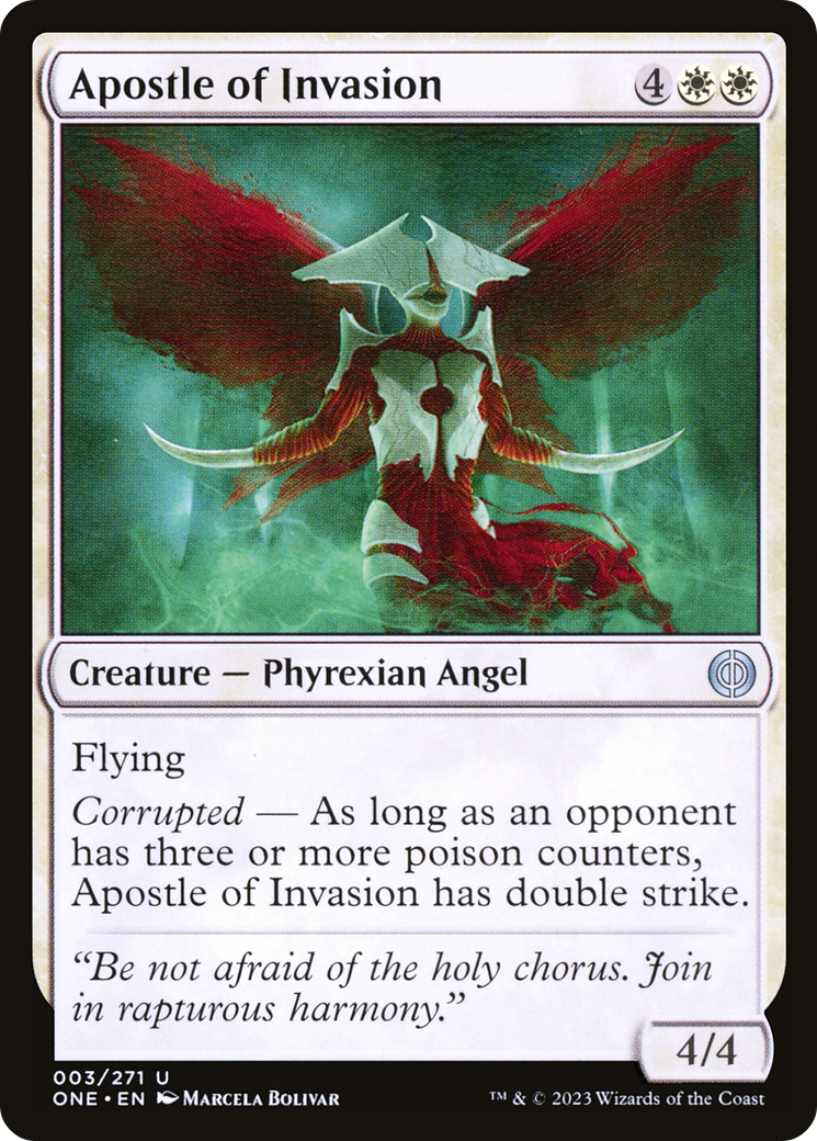 Apostle of Invasion (ONE-003) - Phyrexia: All Will Be One [Uncommon]