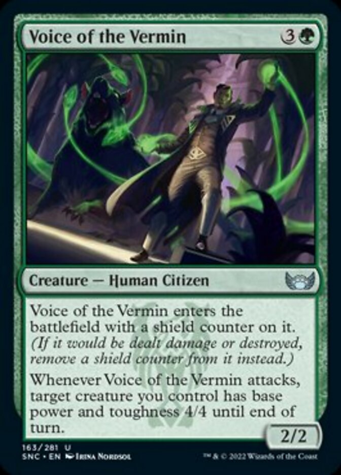 Voice of the Vermin (SNC-163) - Streets of New Capenna [Uncommon]