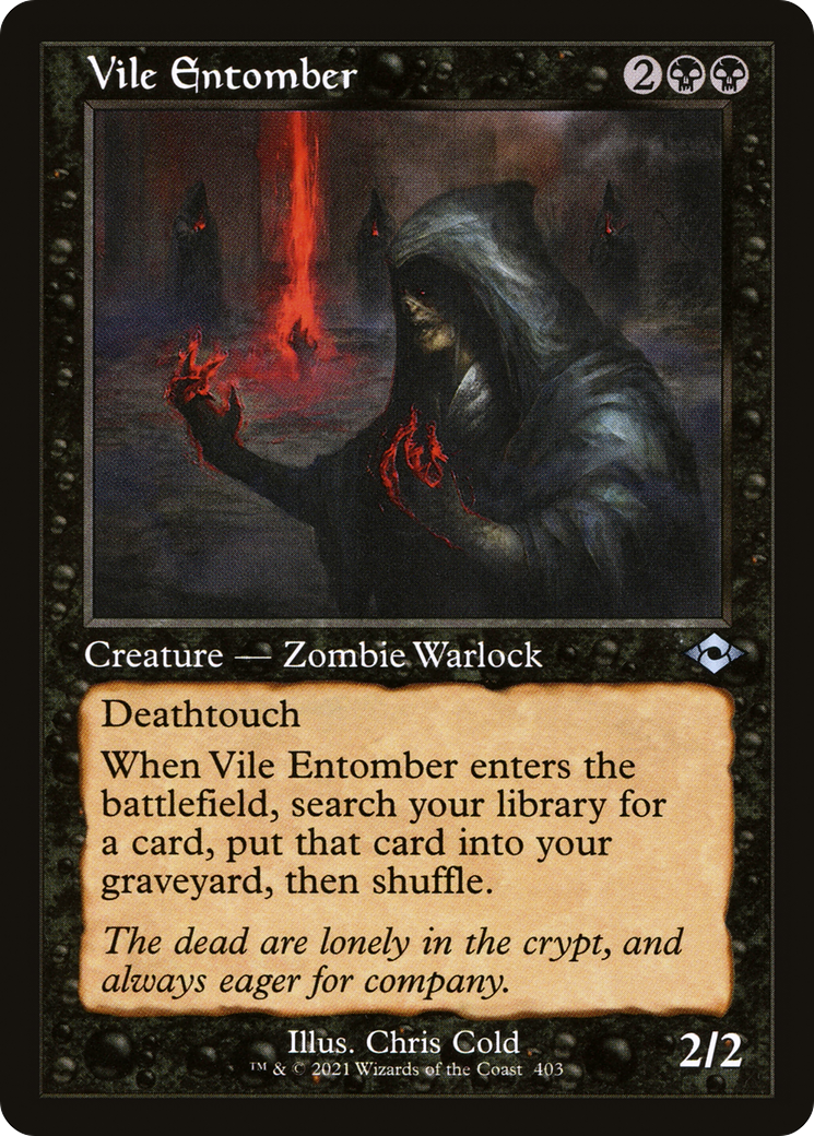 Vile Entomber (MH2-403) - Modern Horizons 2 [Uncommon] Retro Frame