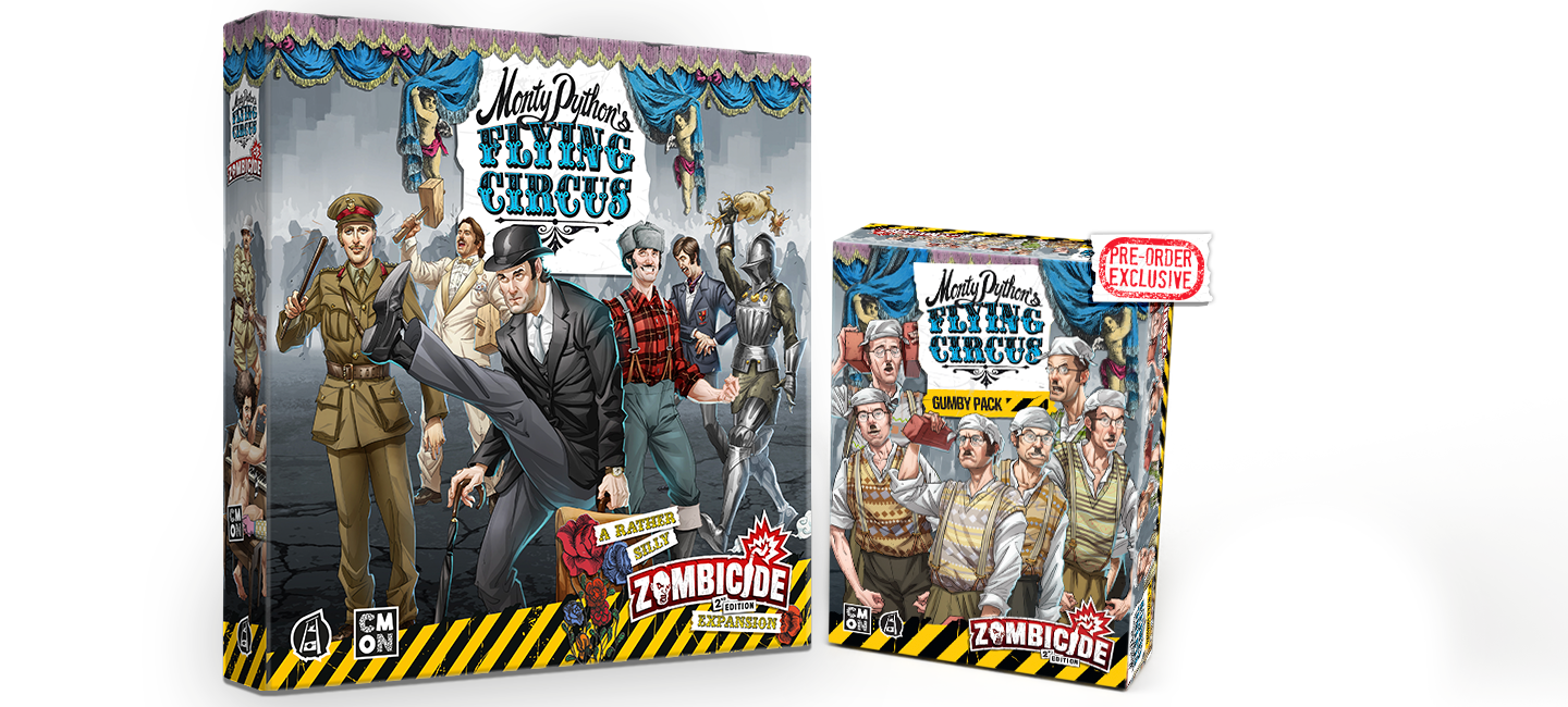 Zombicide: Monty Python's Flying Circus Expansion + Gummby Pack (Kickstarter Edition)