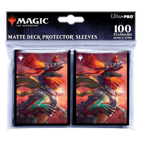 Ultra Pro - PRO-Matte 100ct Standard Deck Protector® sleeves for Magic: The Gathering - The Lost Caverns of Ixalan: Pantlaza, Sun-Favored