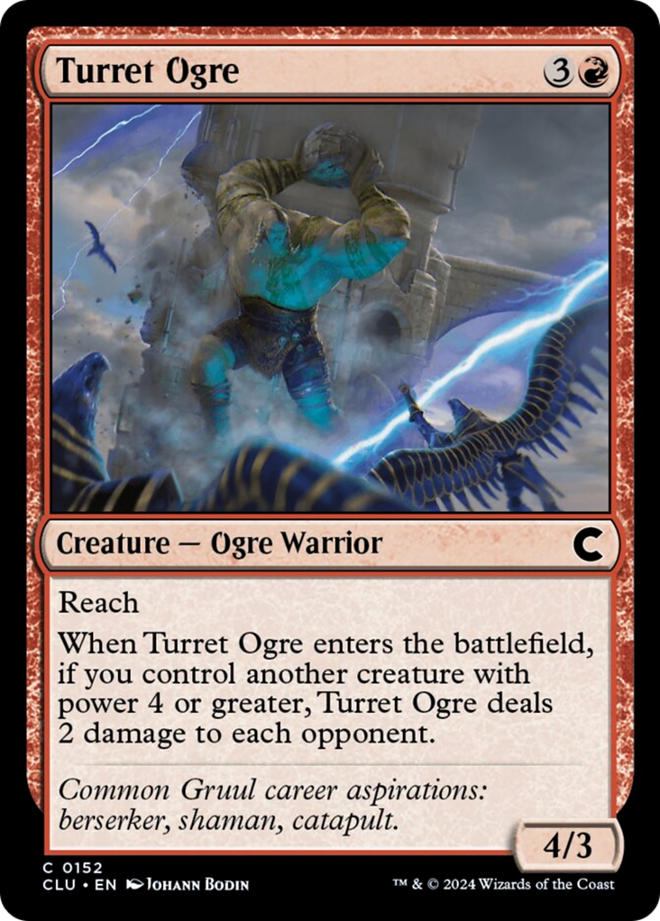 Turret Ogre (CLU-152) - Ravnica: Clue Edition [Common]