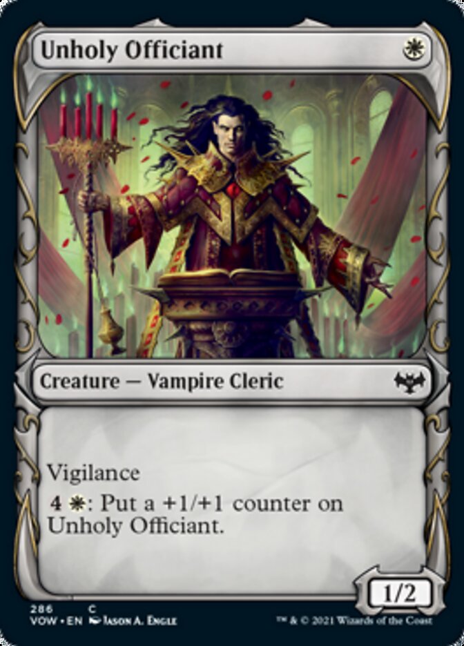 Unholy Officiant (VOW-286) - Innistrad: Crimson Vow: (Showcase) [Common]