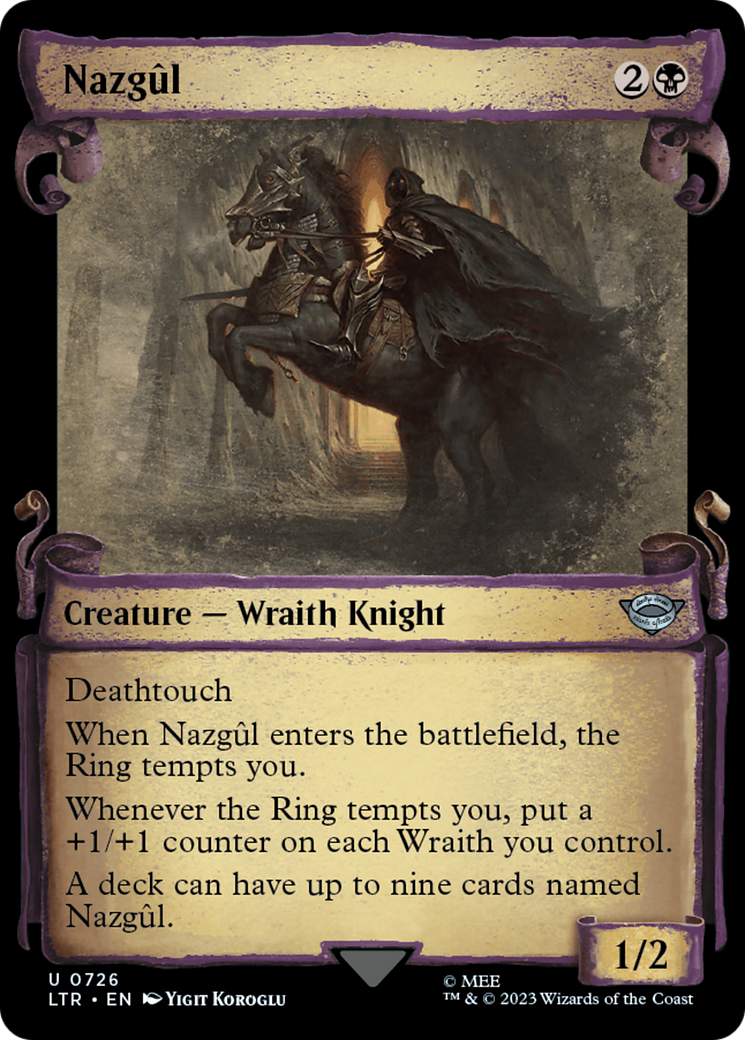 Nazgûl (LTR-726) - The Lord of the Rings: Tales of Middle-earth: (Showcase) Scroll [Uncommon]