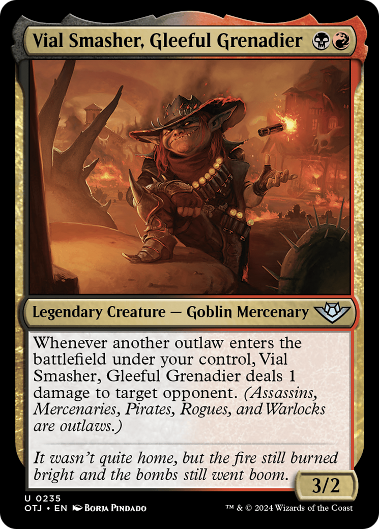 Vial Smasher, Gleeful Grenadier (OTJ-235) - Outlaws of Thunder Junction [Uncommon]