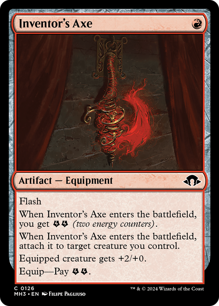 Inventor's Axe (MH3-126) - Modern Horizons 3 [Common]