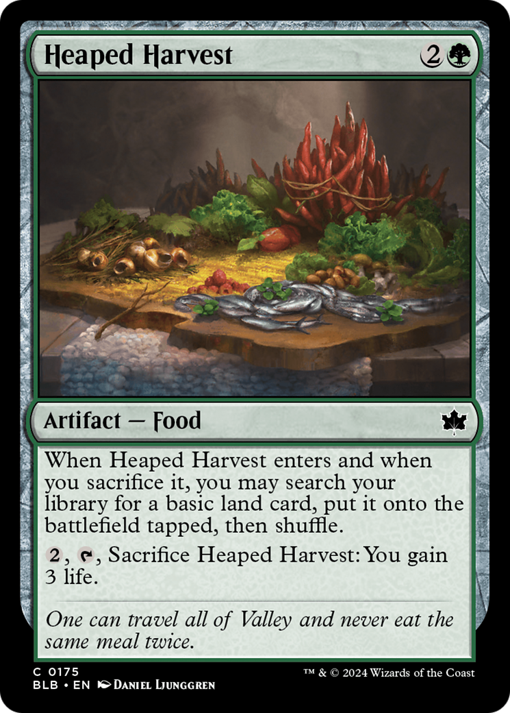 Heaped Harvest (BLB-175) - Bloomburrow Foil [Common]