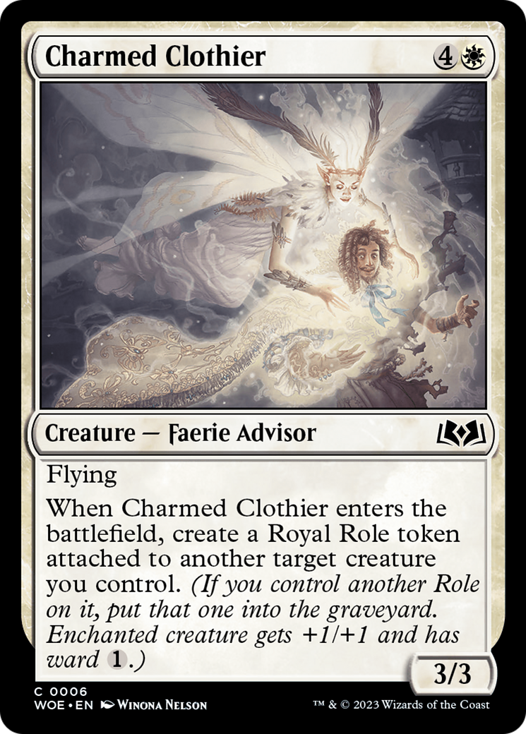 Charmed Clothier (WOE-006) - Wilds of Eldraine [Common]