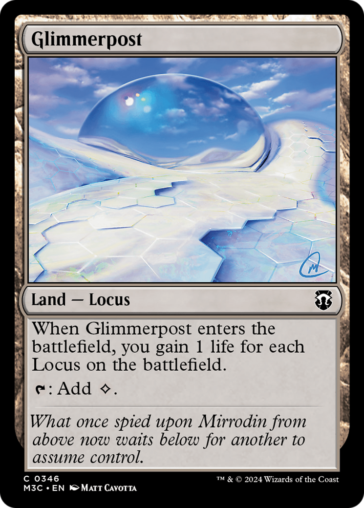 Glimmerpost (M3C-346) - Modern Horizons 3 Commander [Common]