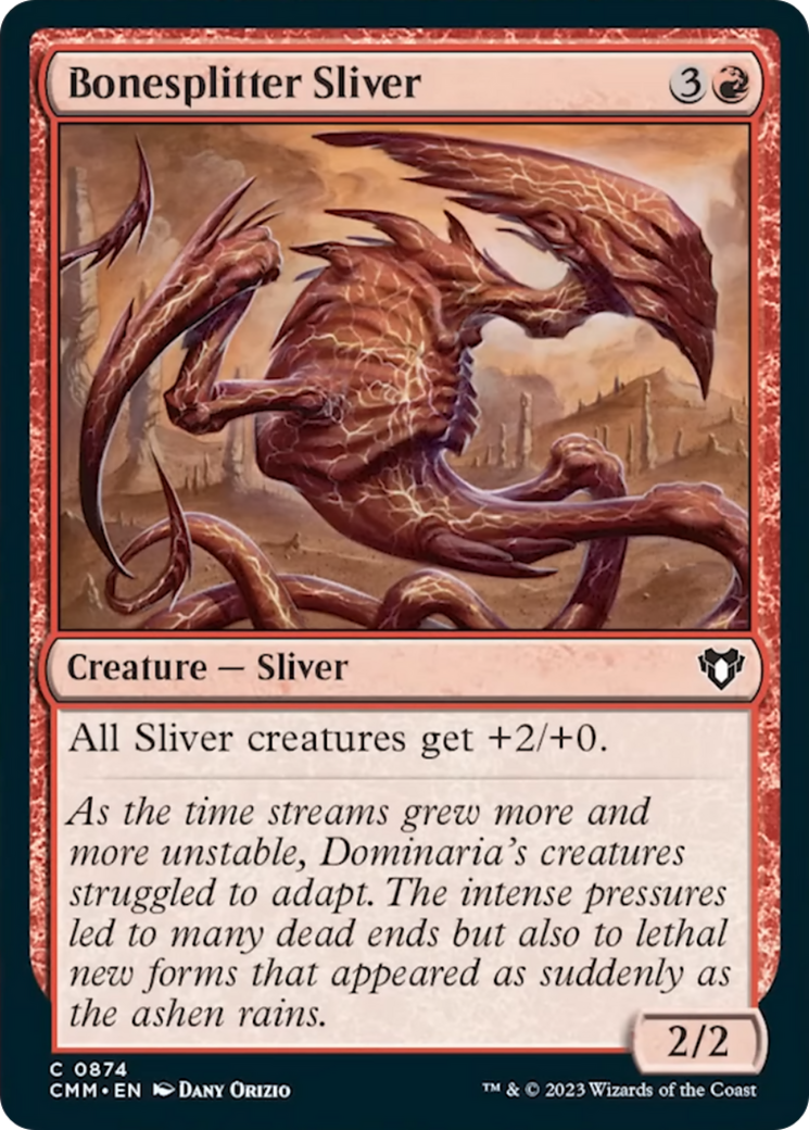 Bonesplitter Sliver (CMM-874) - Commander Masters [Common]