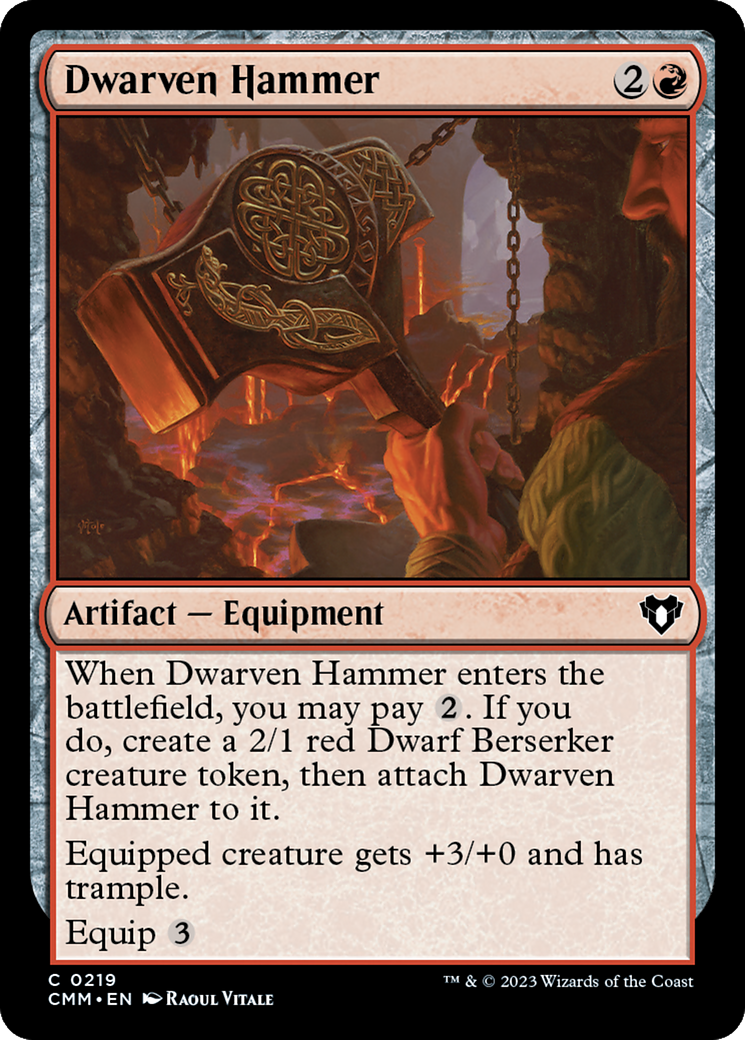 Dwarven Hammer (CMM-219) - Commander Masters [Common]