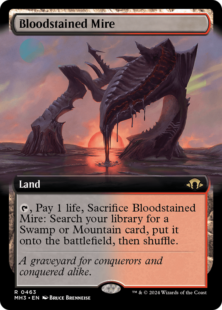 Bloodstained Mire (MH3-463) - Modern Horizons 3: (Extended Art) Foil [Rare]